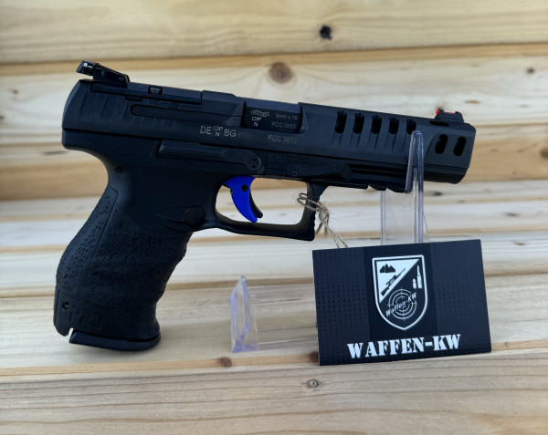 Vorführwaffe Walther halbautom. Pistole Q5 Match 9x19 INT. 15R in schwarz