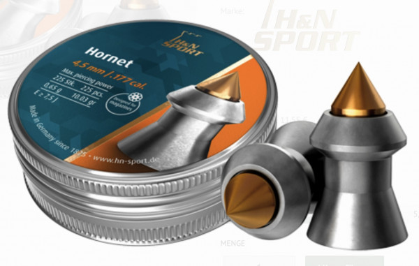 H&N Hornet 4,5mm .177cal. 225Stk. Spitzdiabolo 24041-01