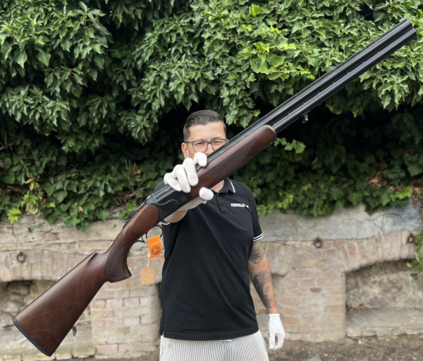 Huglu 103 DE Kal. 12/76 BDF 71cm Lauf Einabzug Ejector 5 Chokes Riemenbügel schwarz