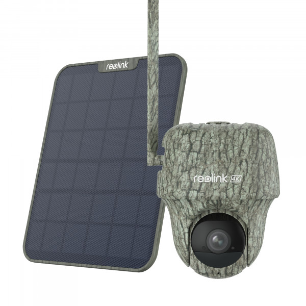 Reolink Go Ranger PT mit Solarpanel 4K 4G LTE Wildlife Camera mti 360 Grad Sicht