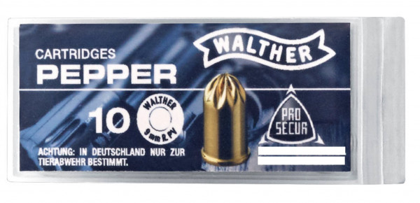 Walther 4.1306 Pfeffermunition 9mm R PV für Revolver
