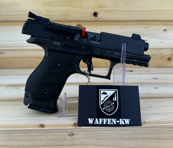 Vorführwaffe Walther halblautem. Pistole Q4 SF OR 9x19 INT 9mm Luger