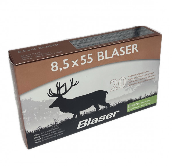 Blaser 8,5x55 Blaser Barnes TTSX Bleifrei 10,4g 160gr